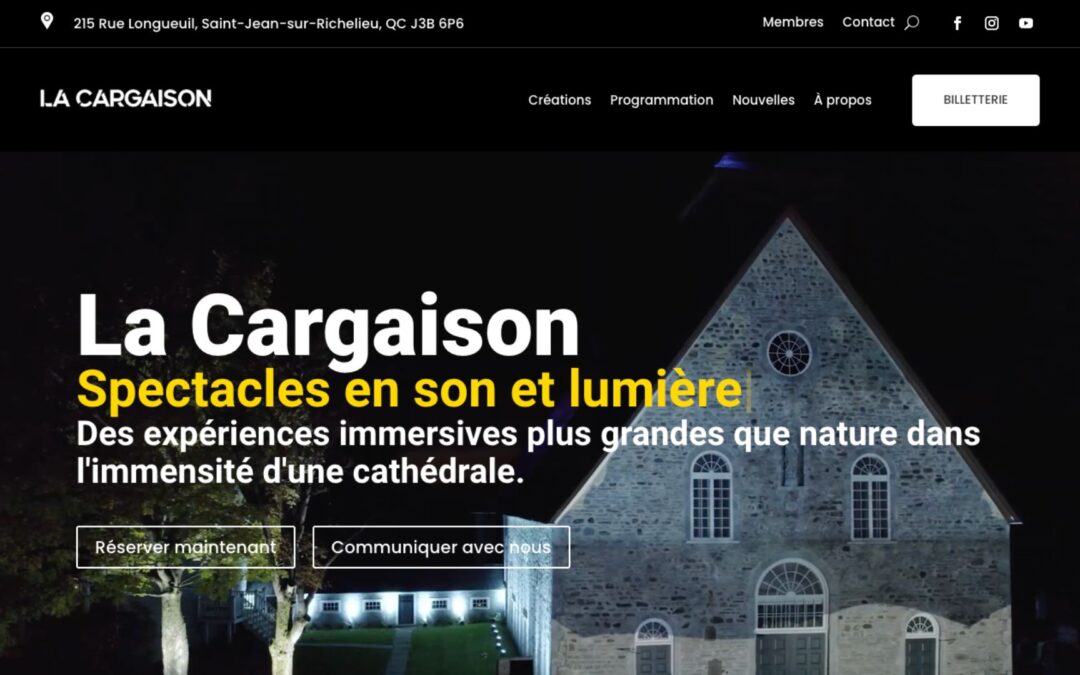 La Cargaison dévoile son nouveau site Internet