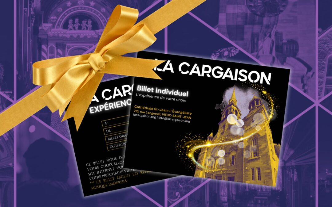Offrir une expérience Cargaison en cadeau